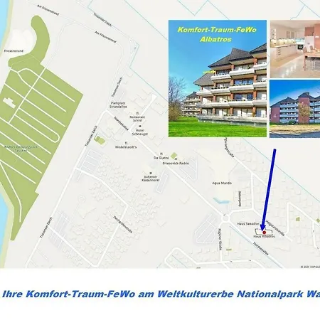 Ferienhaus Comfortable Holiday Apartment Albatros 25 Butjadingen